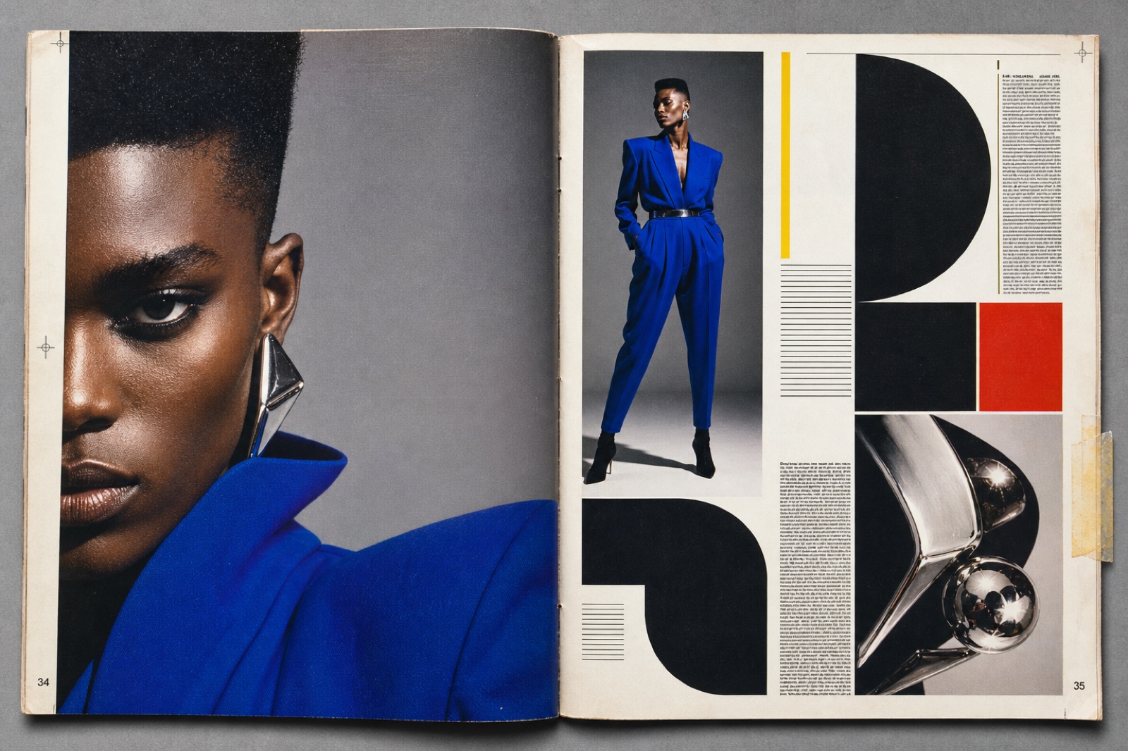 80s Editorial aesthetic