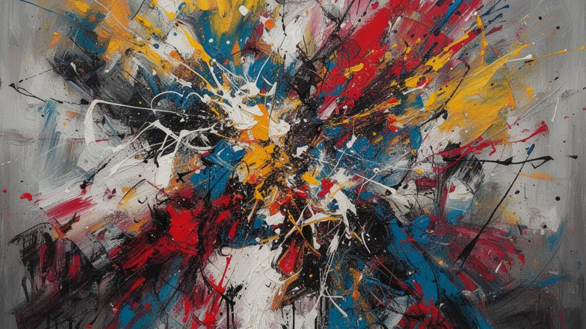 Abstract Expressionism photography example