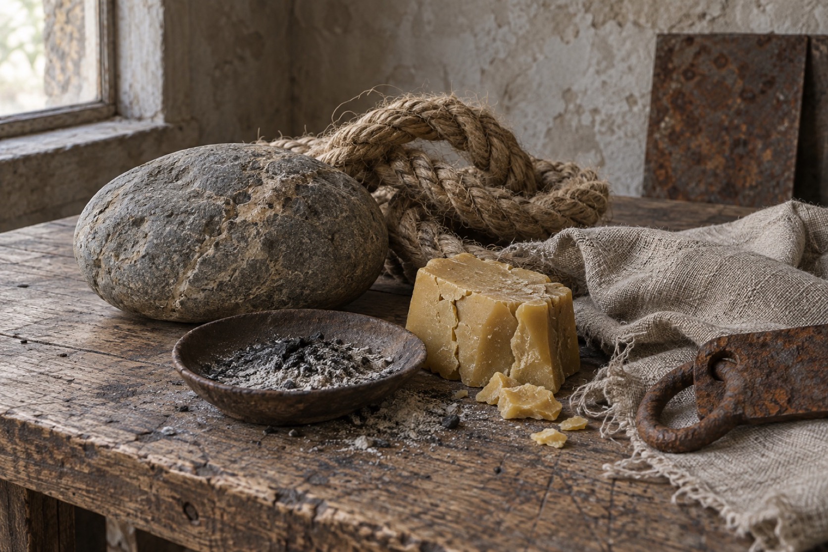 Arte Povera aesthetic: Material dossier scene