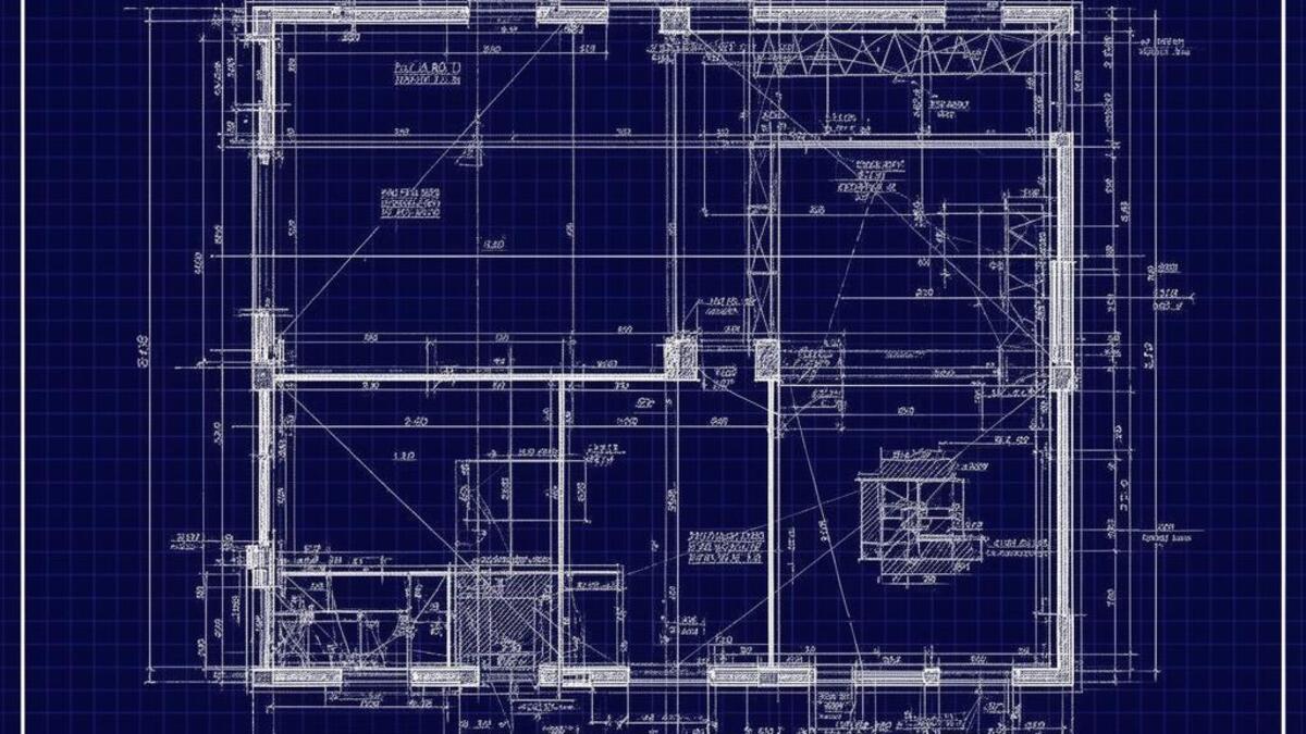 Blueprint photography example