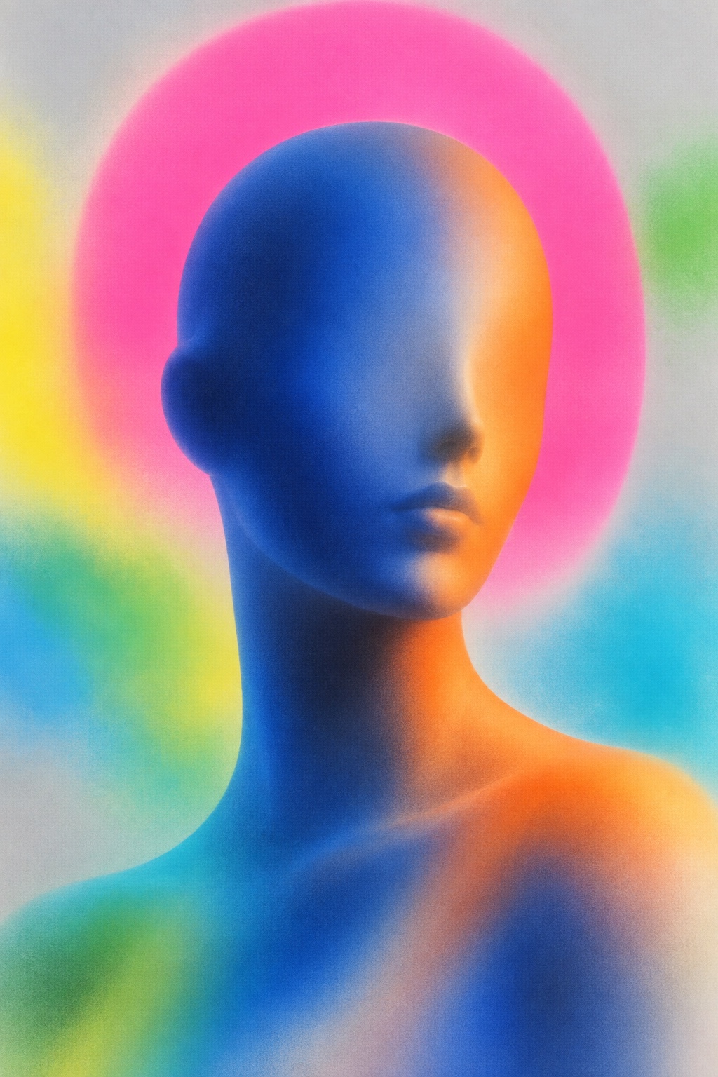 Chromatic Airbrush aesthetic example