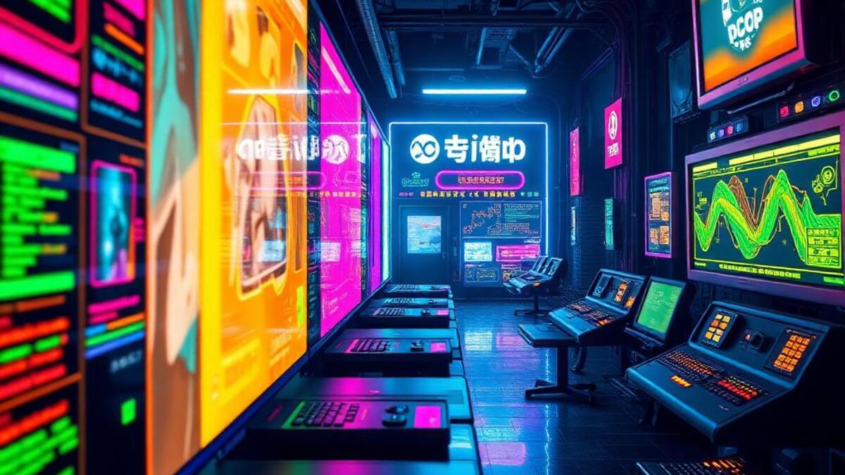 Cyberpop photography example