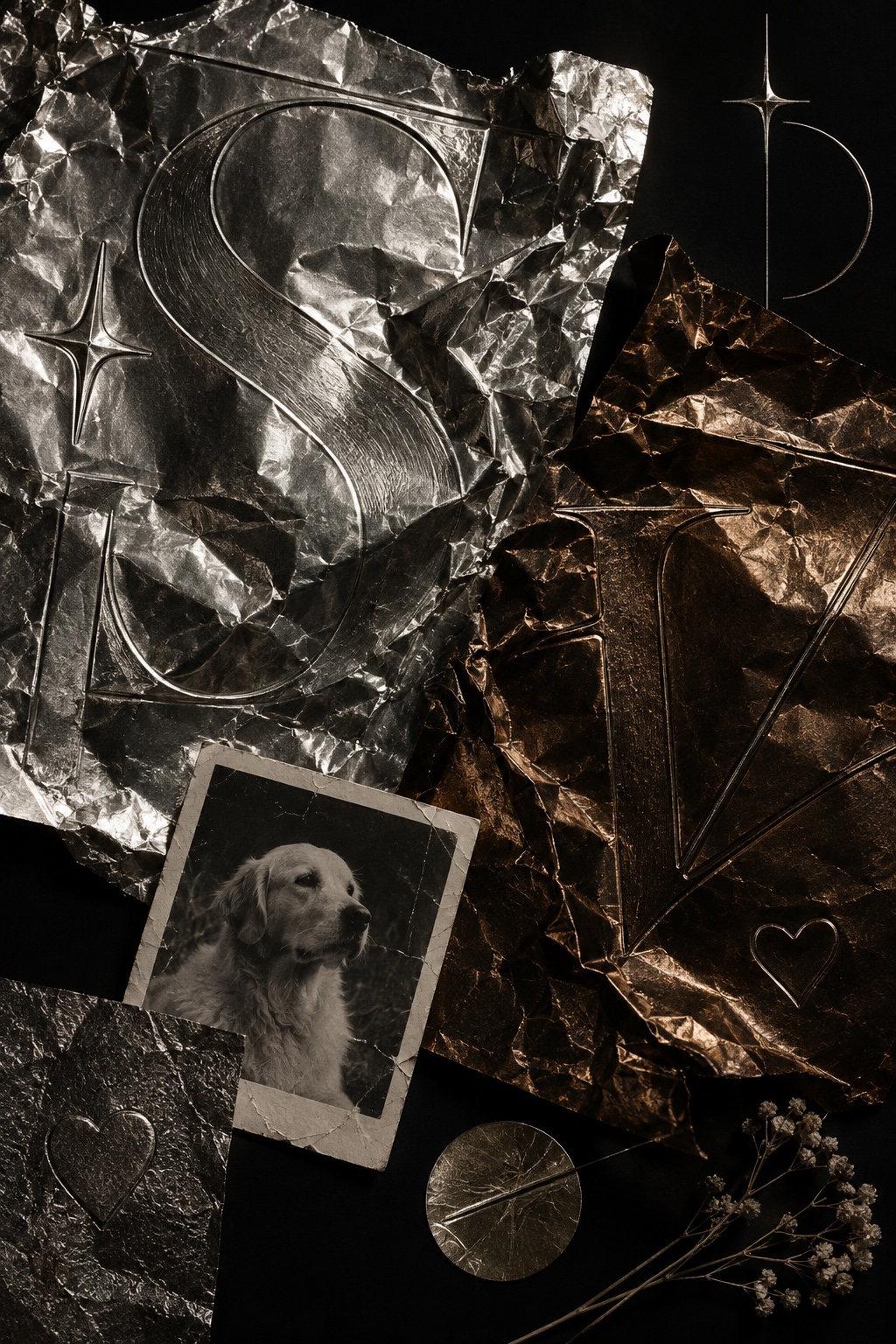 Embossed Foil aesthetic example