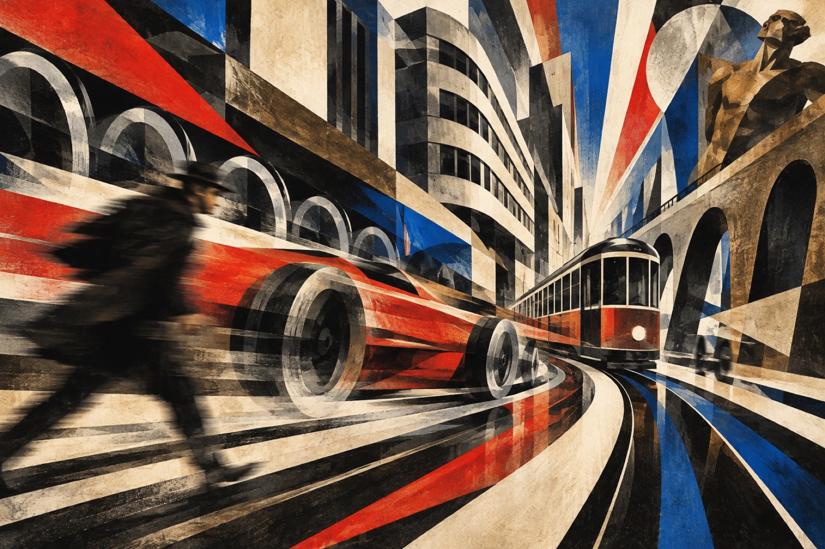 Futurism aesthetic archive image
