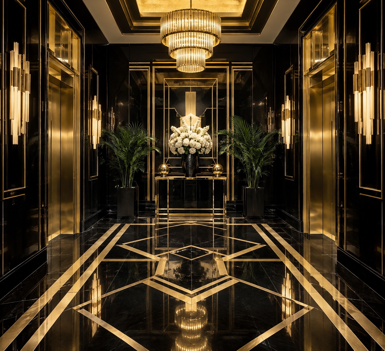 Hollywood Regency aesthetic photography reference