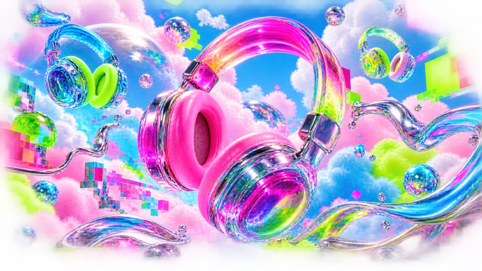 Hyperpop aesthetic: Screen dossier scene