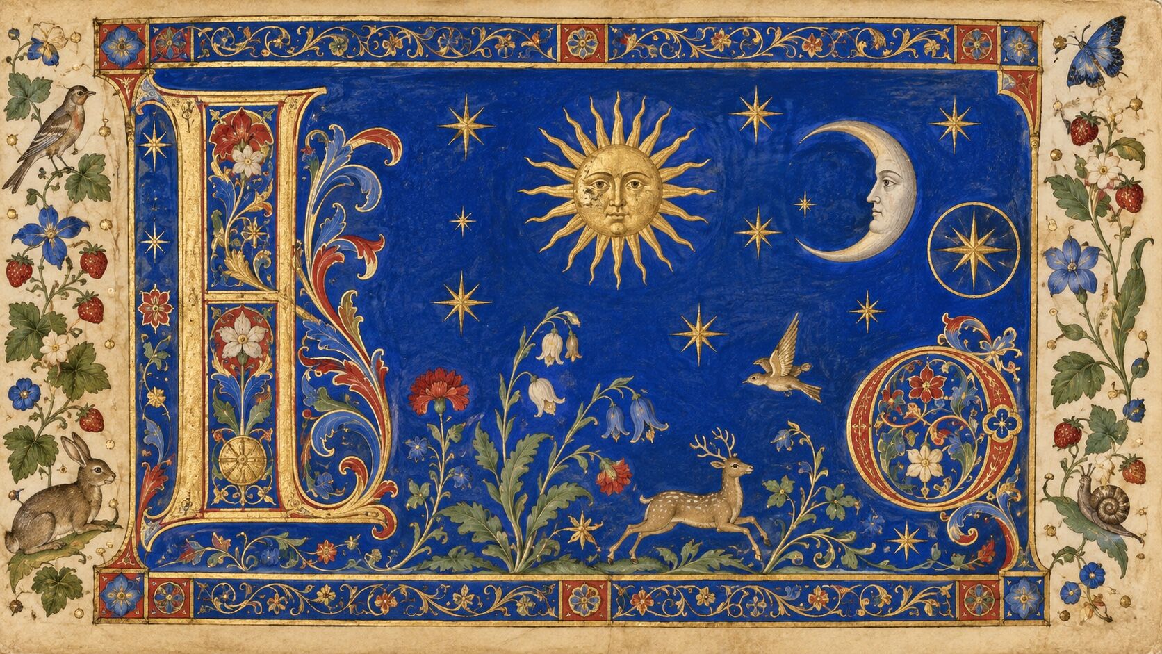 Illuminated Manuscript aesthetic