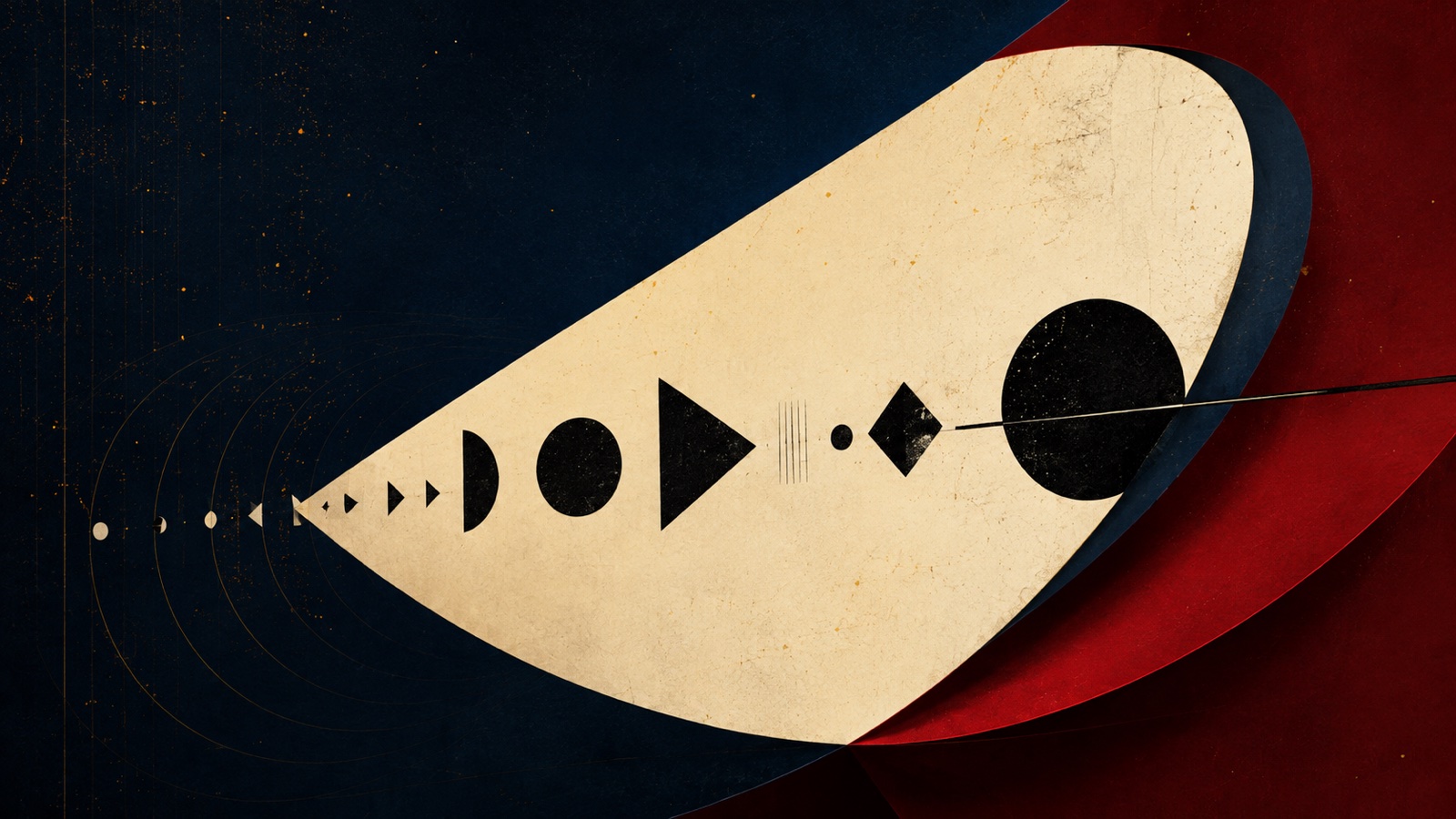 Motion Design aesthetic: Title sequence dossier scene