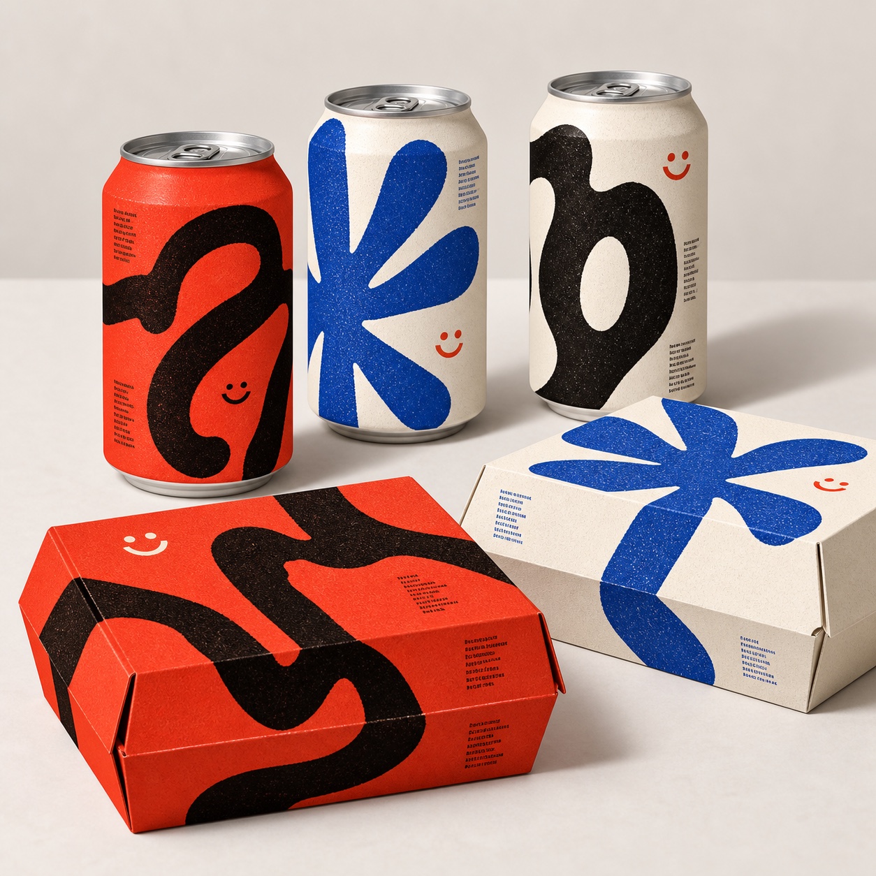 Naïve Design aesthetic: Packaging dossier scene