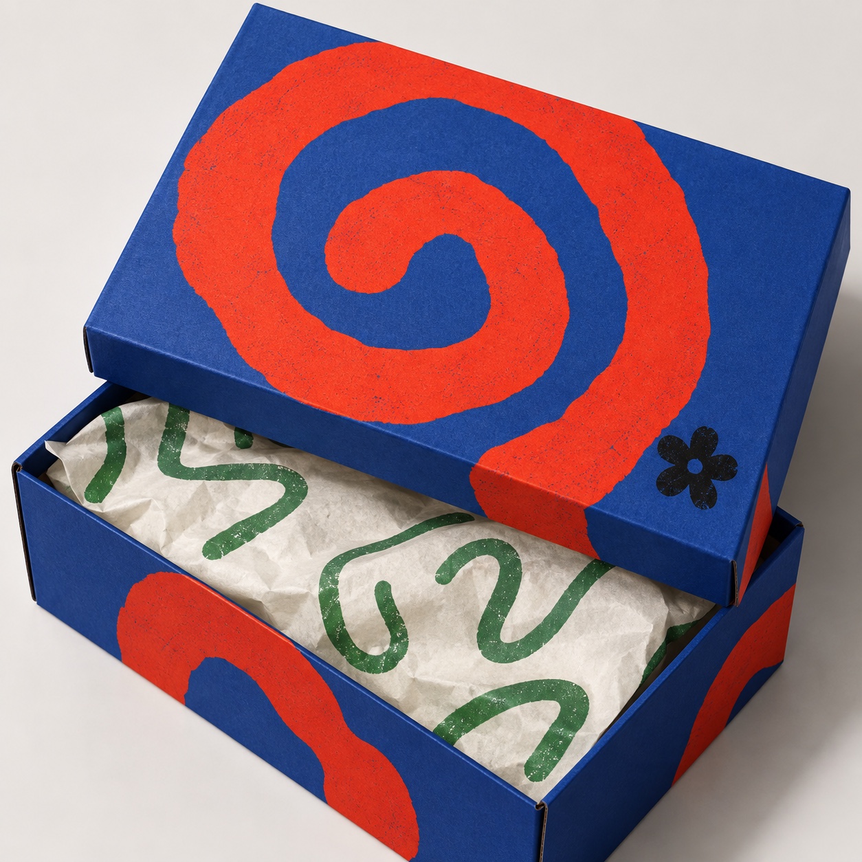 Naïve Design aesthetic: Shoebox dossier scene