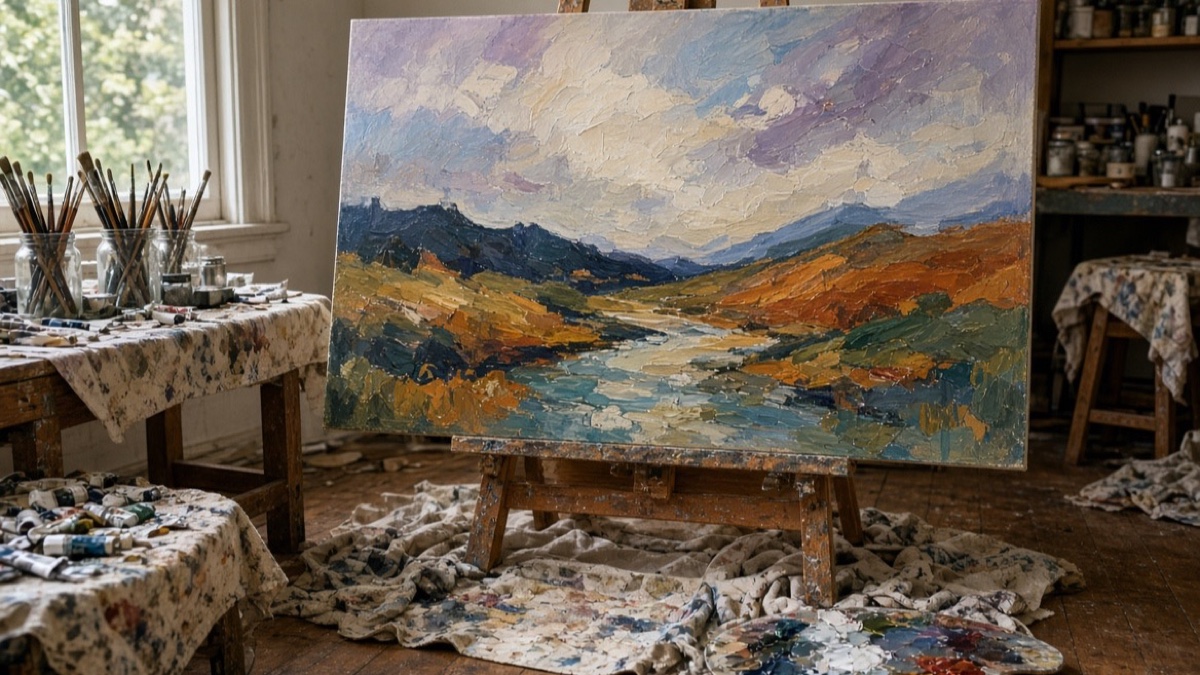 Painting visual reference