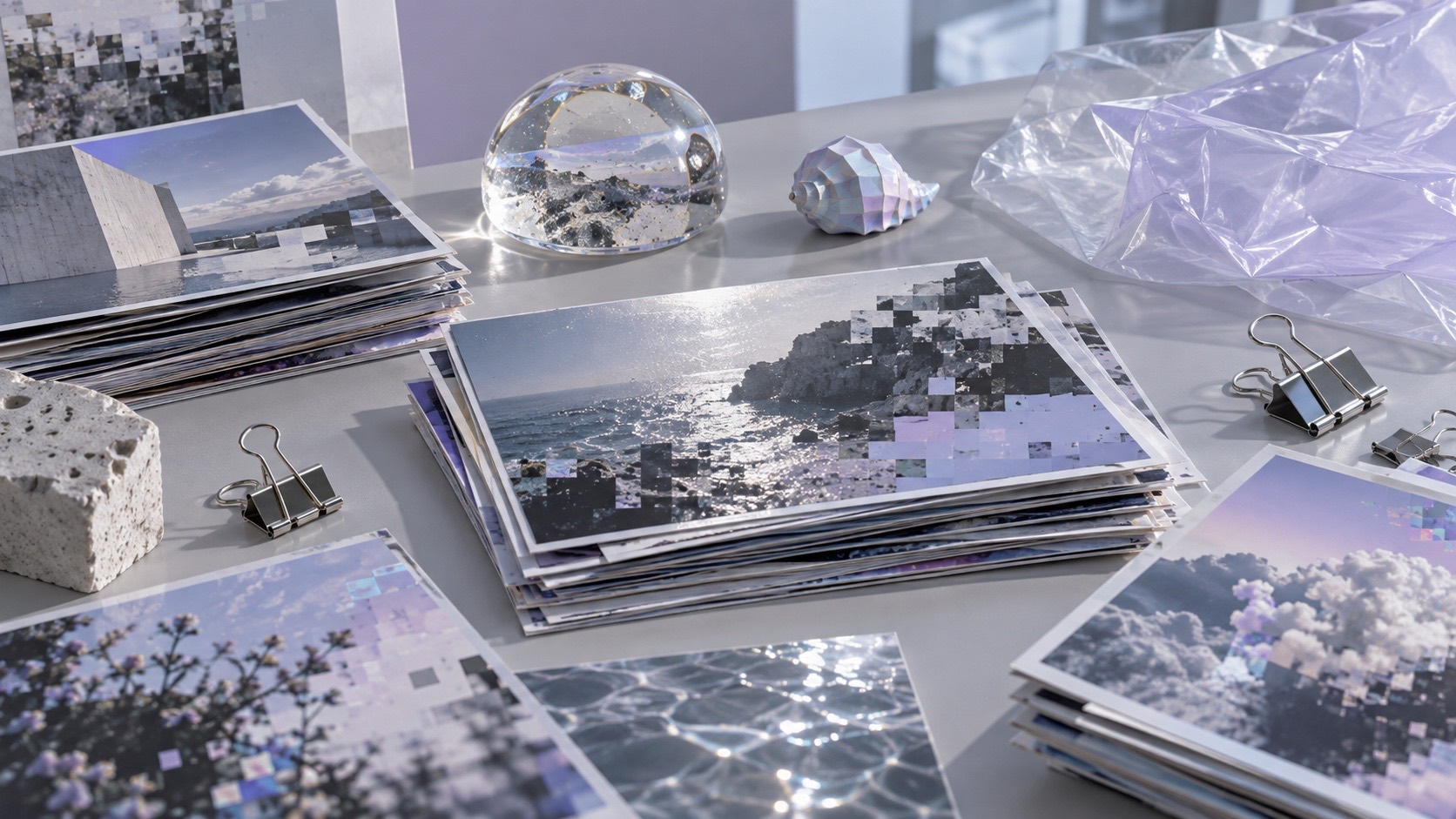 Post-Internet aesthetic: Archive dossier scene