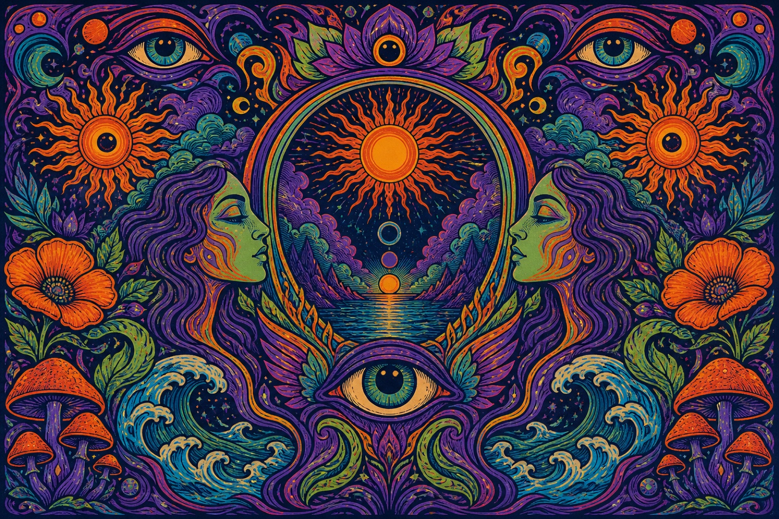 Psychedelic photography example