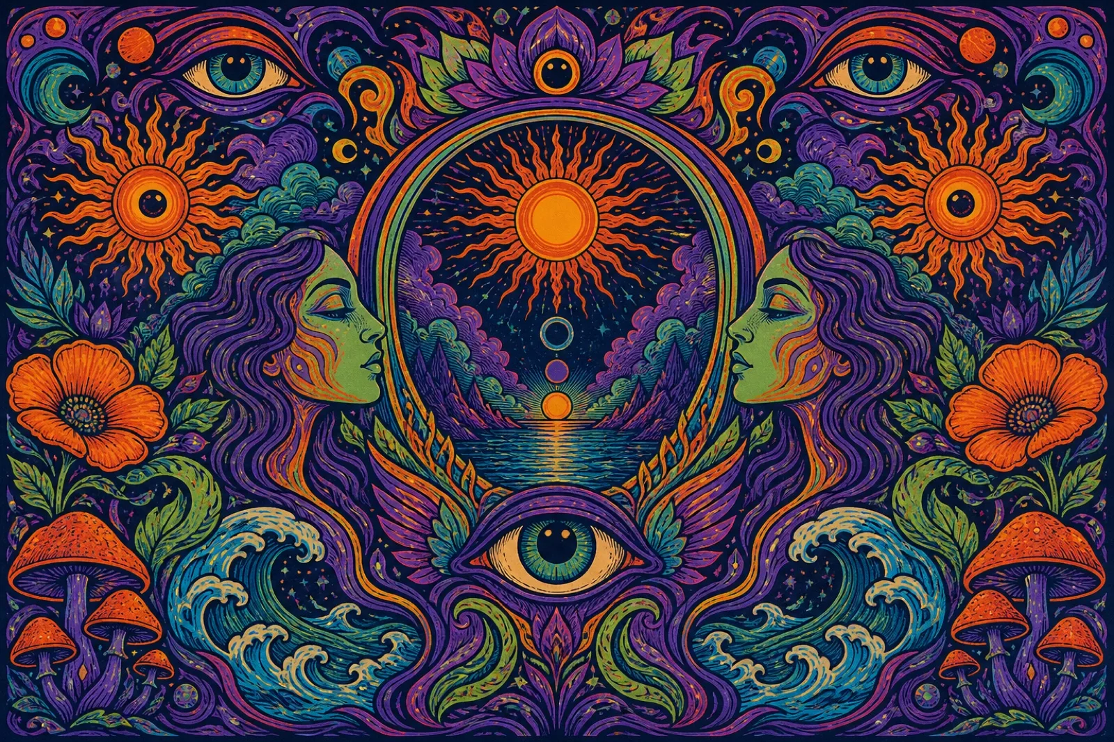 Psychedelic visual reference