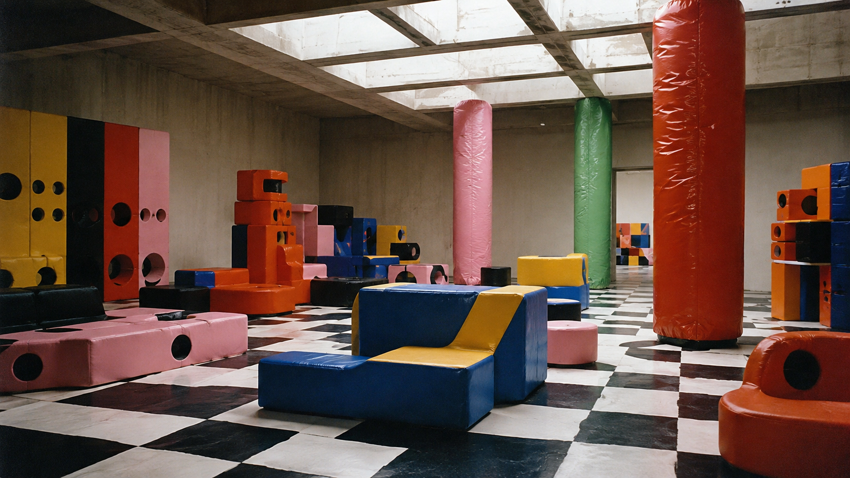 Radical Italian Design aesthetic: Interior dossier scene