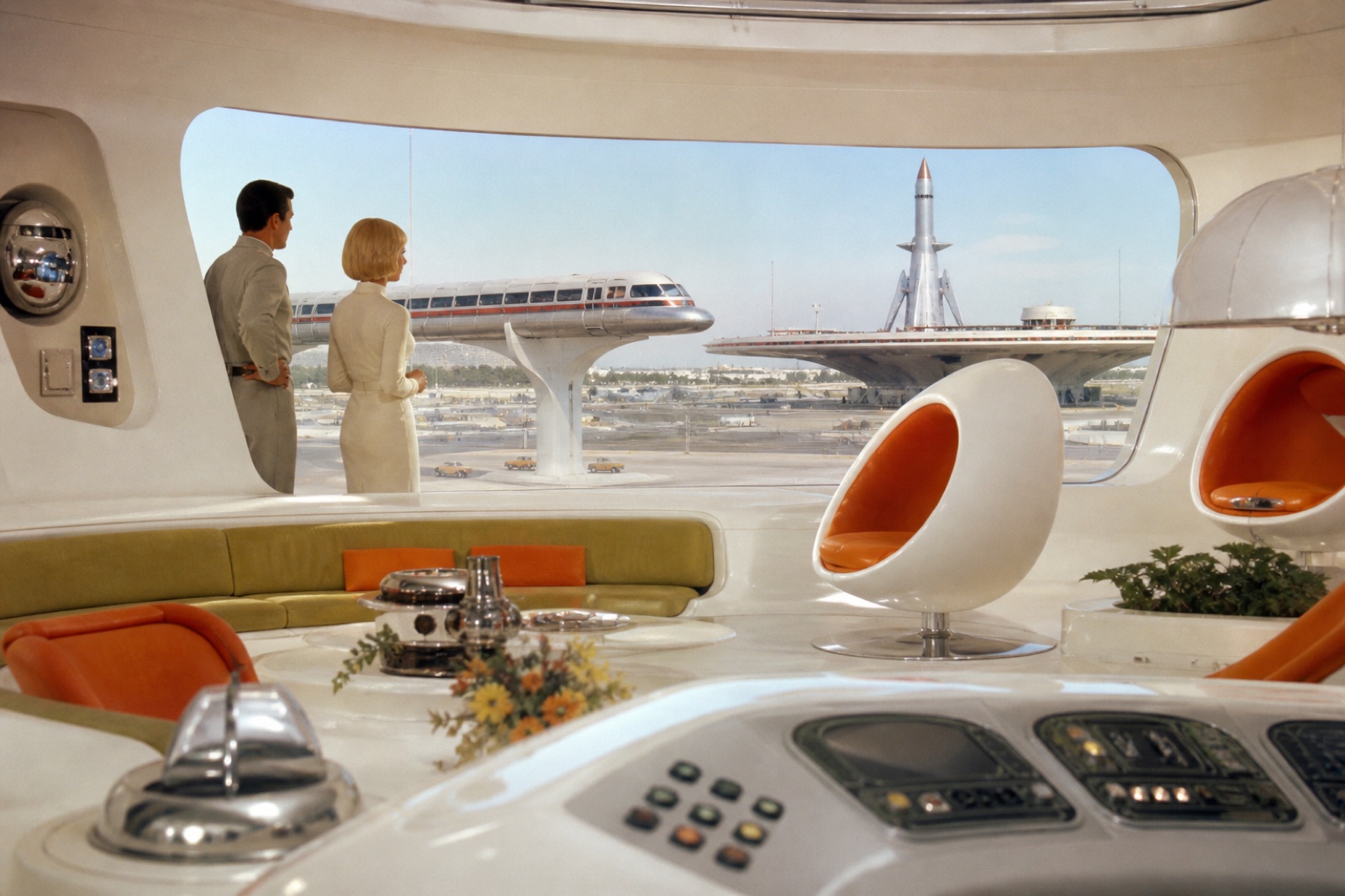 Retrofuturism photography example