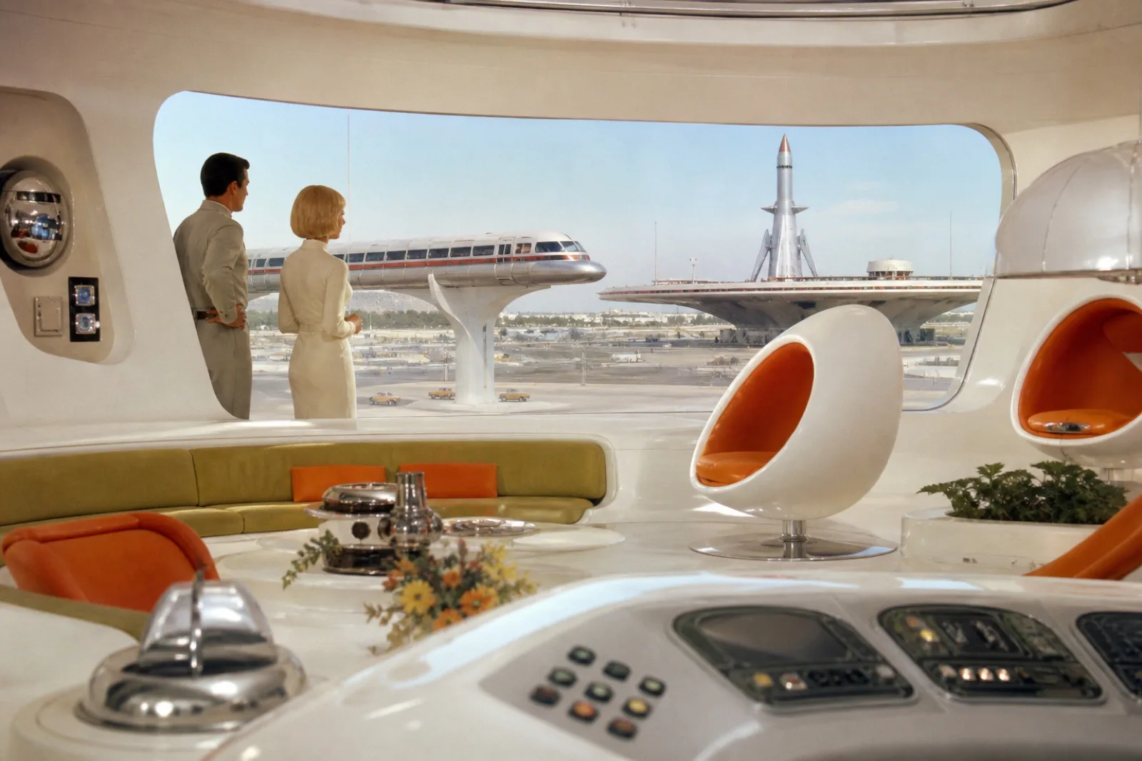 Retrofuturism visual reference
