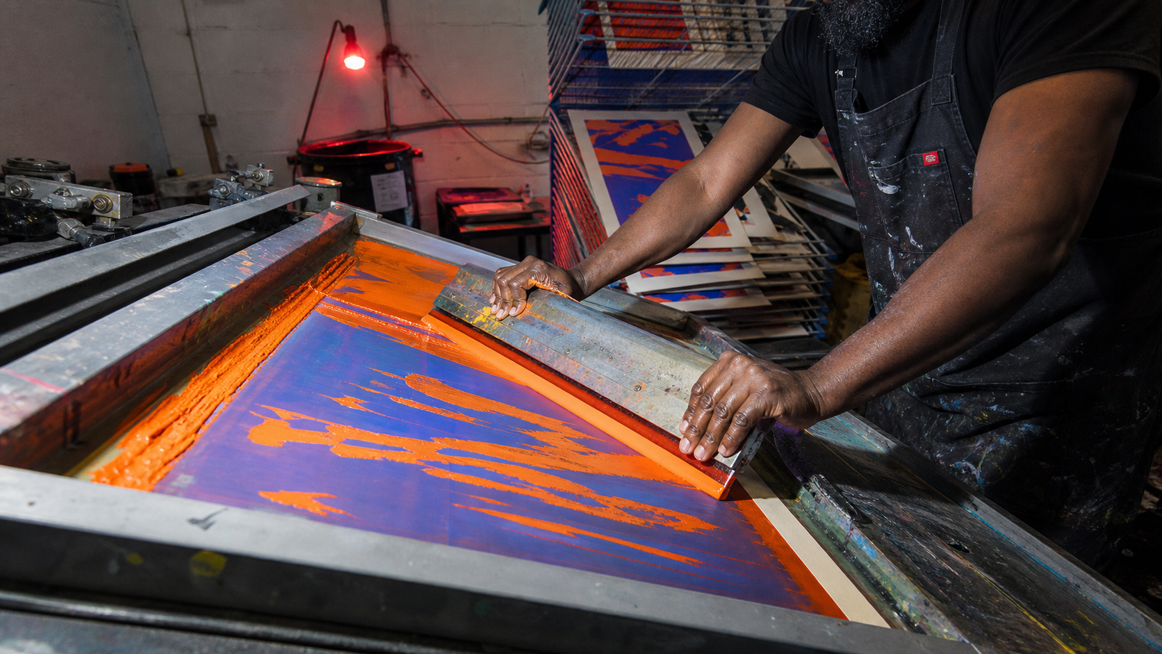 Screen Printing photography example