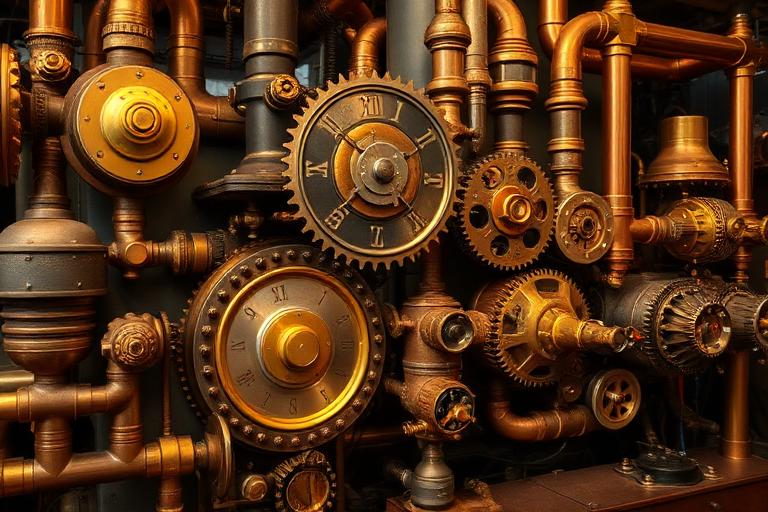 Steampunk photography example