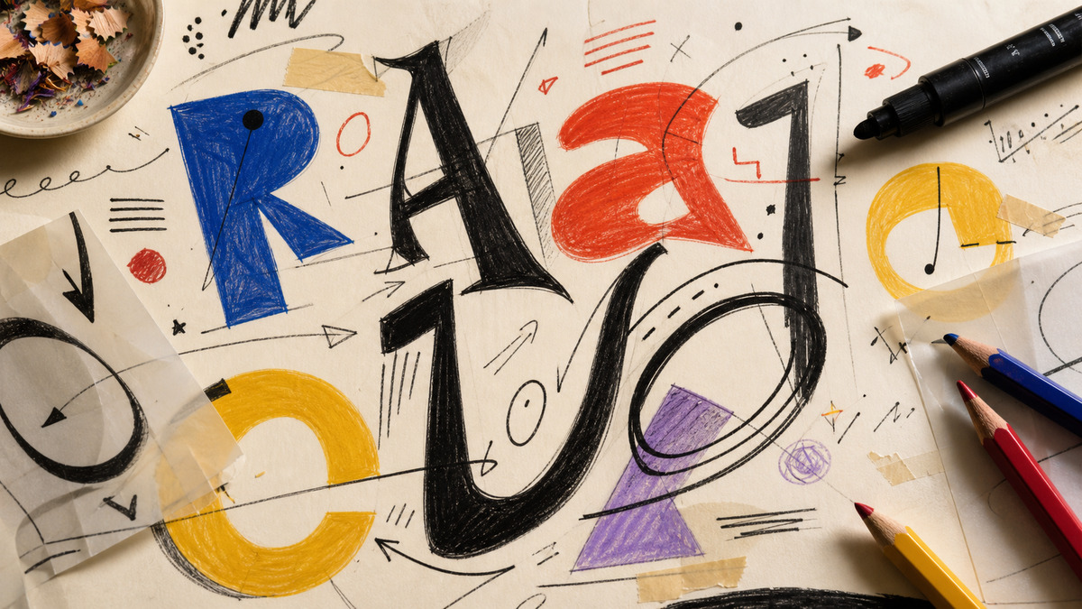 Type Doodles aesthetic