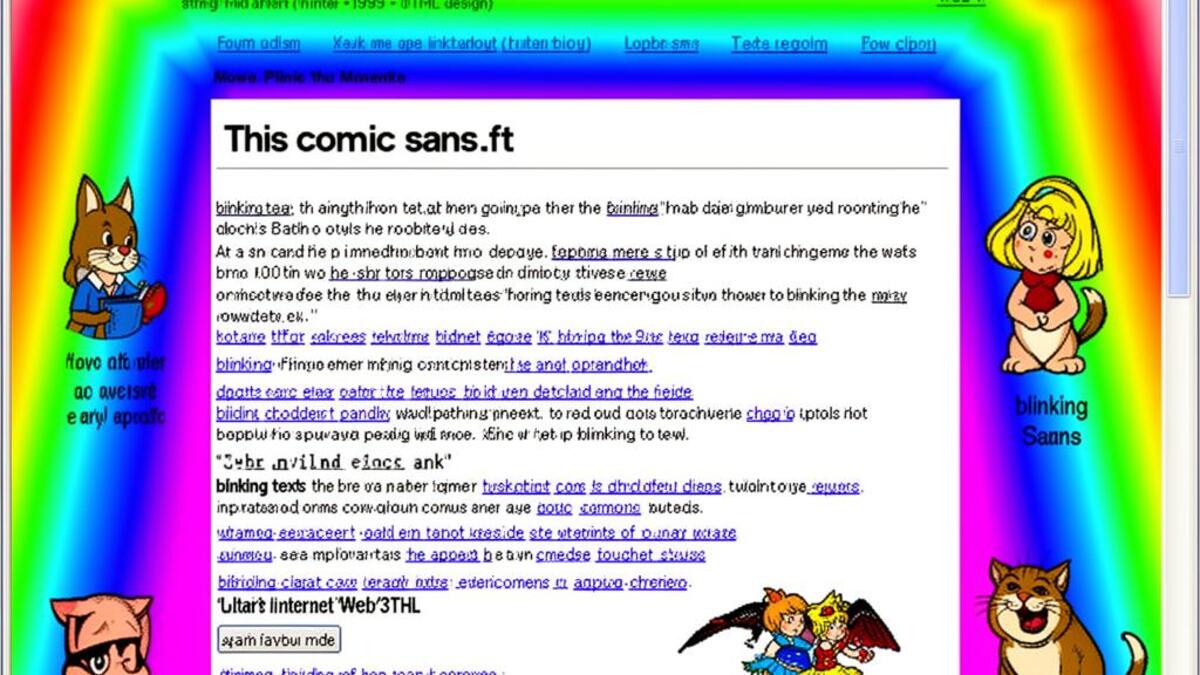Web 1.0 photography example